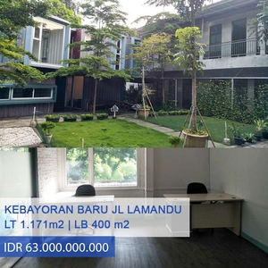 Rumah Kantor Dijual Di Jl Lamandau Kebayoran Baru Jakarta Selatan