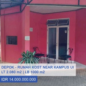 Rumah Kost Exclusive 39 Kamar Samping Kampus UI Depok Jawa Barat