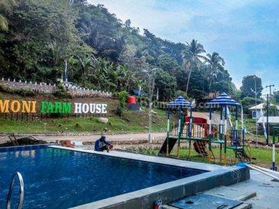 Tanah di bogor timur pinggir jalan Harmoni farm house jalan cor beton dan bisa di bangun villa kayu