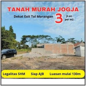 Tanah Dijual Dekat Puskesmas Ngemplak Harga 3Jt/M SHMP