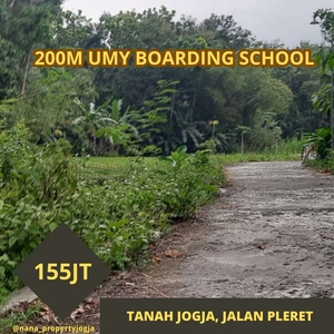 Tanah Jogja, Pleret Bantul, SHMS, Dekat UMY Boarding School, 600rban