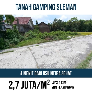 Tanah Yogyakarta 1,5 km ke Kandang Ingkung Resto & Kopi Sleman SHM