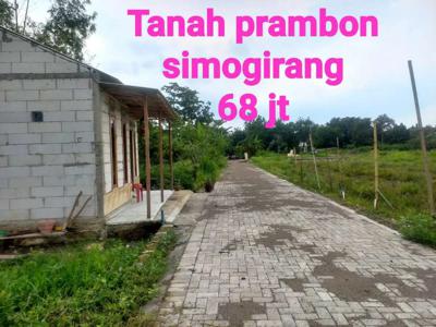 Tanah murah wonoayu,siap bangun,row jl lebar,shm,harga 68jutaan