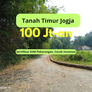 10 mnt Candi Prambanan; Kavling Tanah Klaten 1Jutaan/meter; SHM