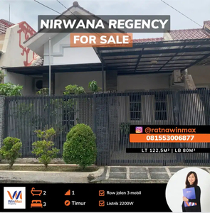 Dijual Rumah Bersih dan Terawat Siap Huni Nirwana Regency