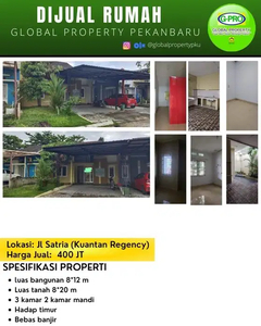 Dijual Rumah Daerah Kuantan Jalan Satria