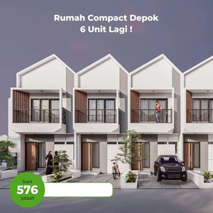 Dijual Rumah Model Skandinavian 2 Lantai Tapos: Mulai 500 Jutaan