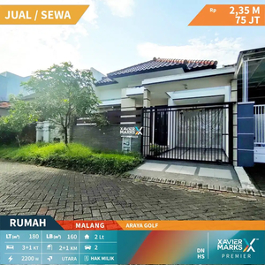 Dijual Rumah Modern Minimalis Siap Huni di Araya Golf Malang(OLX057)