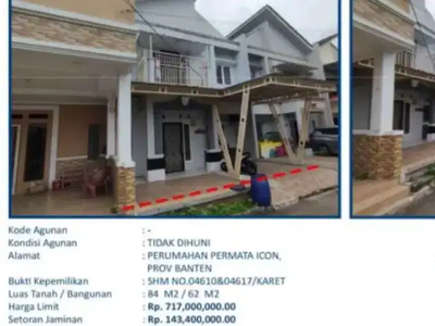 Dijual Rumah Permata Icon Sepatan Tangerang