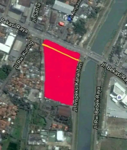 Dijual Tanah murah di bawah Njop strategis pinggir jalan raya Jakarta