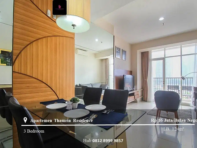 Disewakan Apartement Thamrin Residence Low Floor 2BR+1 Full Furnished