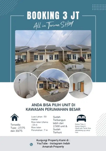 Hanya 2 JT Bisa Punya Rumah dekat ke Stasiun Kereta Depok