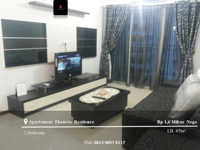 Jual Apartemen Thamrin Residence Middle Floor 2BR Furnished North View