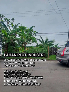 Lahan plot industri ploso jombang