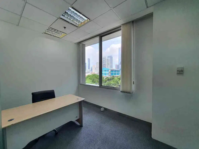 Lease Space Office Menara Dea Fully Furnished Office 113 sqm