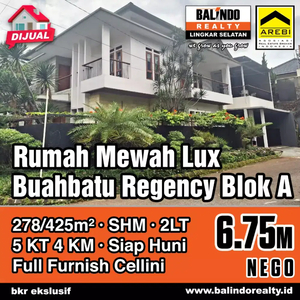 Rumah Bagus Modern di Buah Batu Regency Blok A kota Bandung