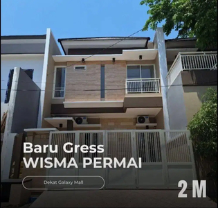 Rumah Baru Gress Minimalis Modern 2 Lantai di Wisma Permai Surabaya