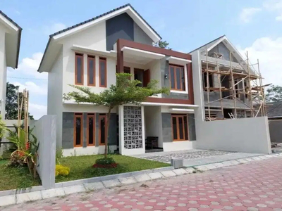 Rumah Baru Minimalis Modern 2 Lantai Dalam Perumahan Sambisari Kalasan