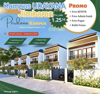 Rumah Cluster Kampus Udayana Jimbaran Bali