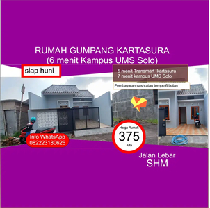 Rumah Gumpang Kartasura siap Huni ready Rumah kartasura siap huniready