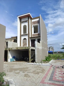 Rumah Impian 3 Lantai Sistem 1 Pintu, Lokasi Hertasning Makassar