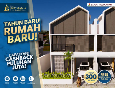 Rumah Mewah Impianmu! 1 & 2 Lantai di Belakang UT Surakarta
