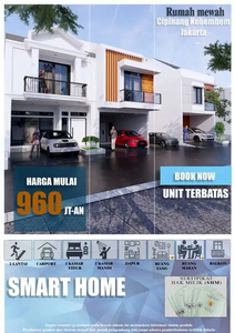 Rumah mewah minimalis modern cluster cipinang kebembem