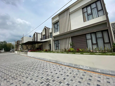 Rumah Modern Akses Jalan 6,5 meter One Gate di Jl Kaliurang Km 12,5