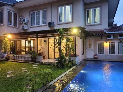 Rumah murah nuansa asri plus kolam renang sentul city