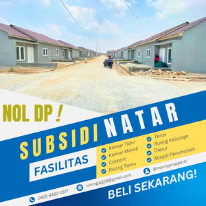 Rumah subsidi nuansa islami di Natar tanpa DP