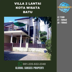 Rumah Villa 2 Lantai Murah Strategis di Pusat Kota Batu