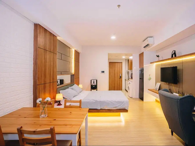 Sewa Apartemen Skandinavia Studio Fully Furnished Mewah di Tangerang