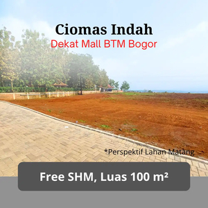 Tanah Bogor 100m2 Dalam Perumaha CIPER. Promo Free SHM.