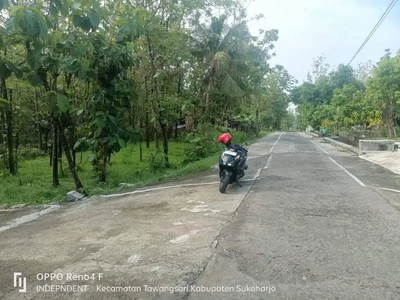 tanah tawangsari murah sukoharjo