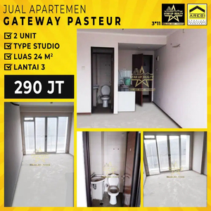 290 jt Apartemen Gateway Pasteur tipe studio luas 24 m2