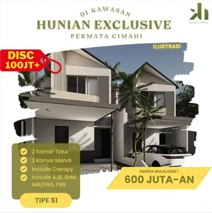 3Kamar Kredit Tanpa Bunga rumah permata cimahi kalimaya hillside