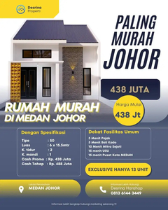 CANTIK MODERN RUMAH DI MEDAN JOHOR STRATEGIS