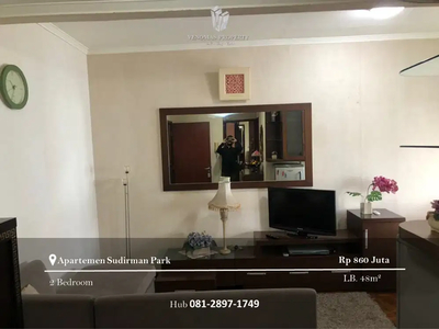 Dijual Apartemen Sudirman Park 2BR Full Furnished View Utara