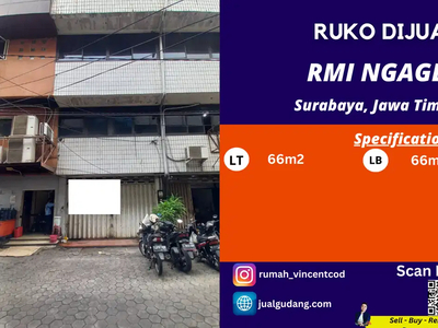 Dijual Cepat Ruko RMI Ngagel 3MILIAR Lokasi Strategis