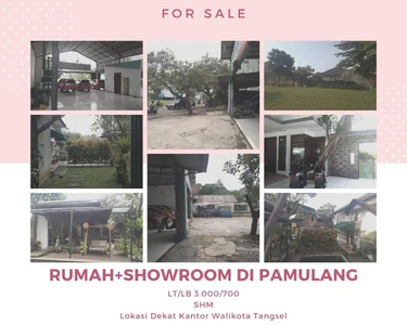 Dijual Kavling Di Jalan Raya Pamulang