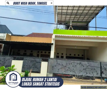 Dijual Perumahan 2 Lantai Bukit Nusa Indah Serua `AH521`