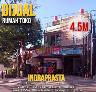 DIJUAL RUKO 3LT TENGAH KOTA INDRAPRASTA SEMARANG TENGAH