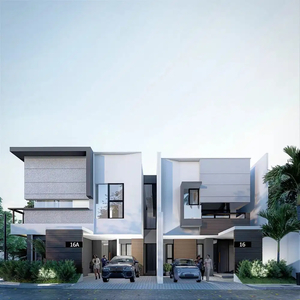 Dijual rumah 2 lt , modern ,Gayung Kebonsari Besar, Surabaya Selatan