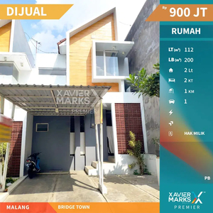 Dijual Rumah Bagus di Bridge Town Tidar Malang