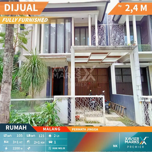 Dijual Rumah Minimalis Furnish di Permata Jingga Malang