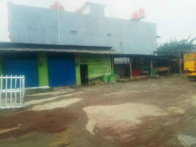 Dijual tanah bonus bangunan eks toko di Sriamur, Tambun Utara bekasi