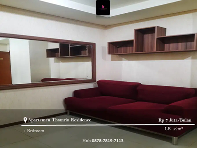 Disewakan Apartement Thamrin Residence 1BR Full Furnished View City