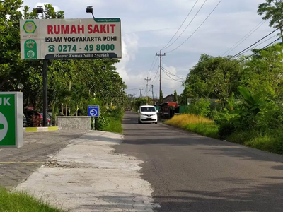 FREE BIAYA NOTARIS! Tanah pekarangan strategis dekat RS PDHI,Kalasan