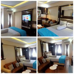 ISTIMEWA FREE PARKIR,1 BR, INTERIOR KEREN, APARTEMEN TENGAH KOTA SMG