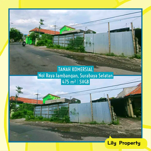 Jambangan Surabaya | Tanah Usaha Komersial 475 m² Jambangan Karah